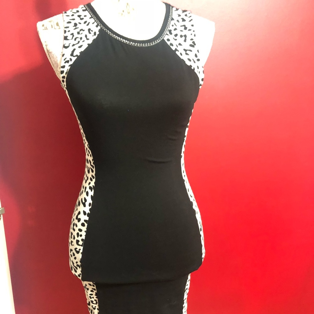 Black dress.